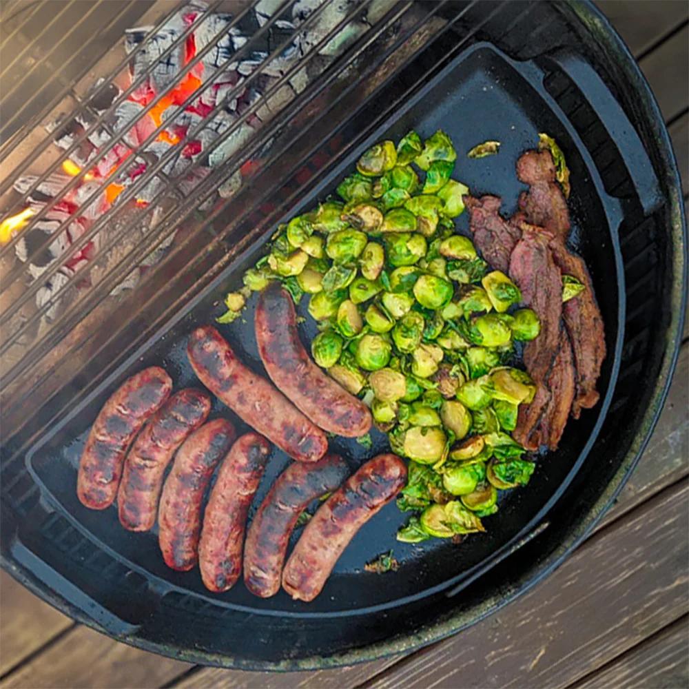 Поддон чугунный SnS Drip 'N Griddle Cast Iron для грилей 57 см (2440360117) - фото 4