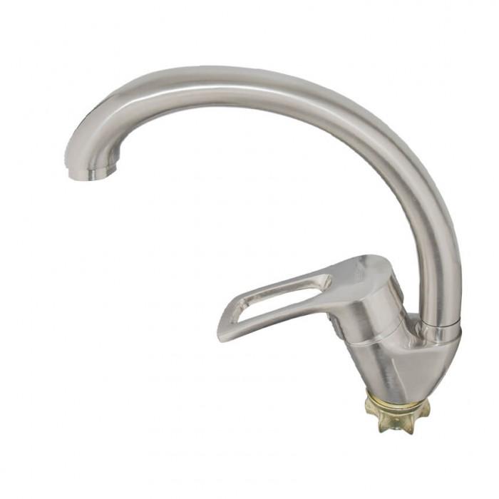 Смеситель для кухни Wezer YUB4-R181-SATIN 1036626 однорычажный Сатин (102469)