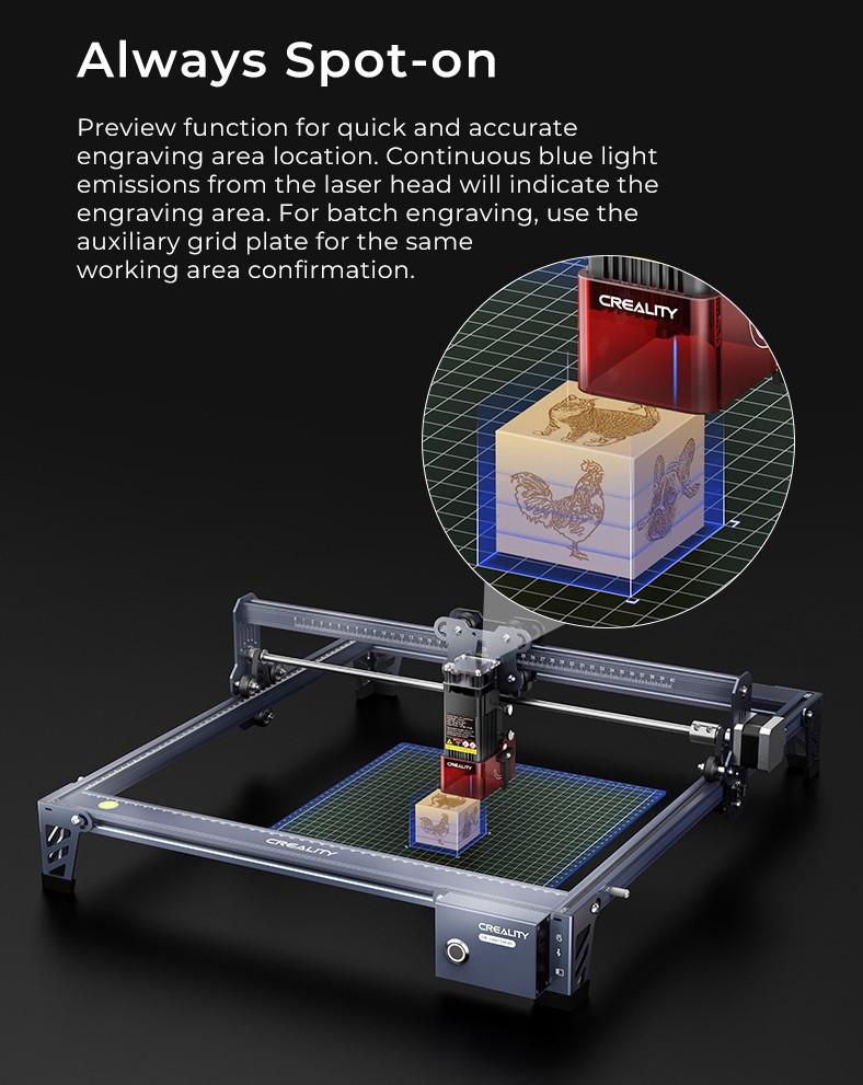 Лазерний гравер Creality Falcon 5W (FALCON5W) - фото 7