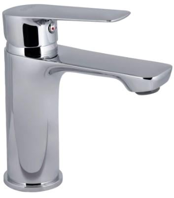 Смеситель для раковины низкий Qtap Leo New k35 Chrome (QTLEO270CRM45561)