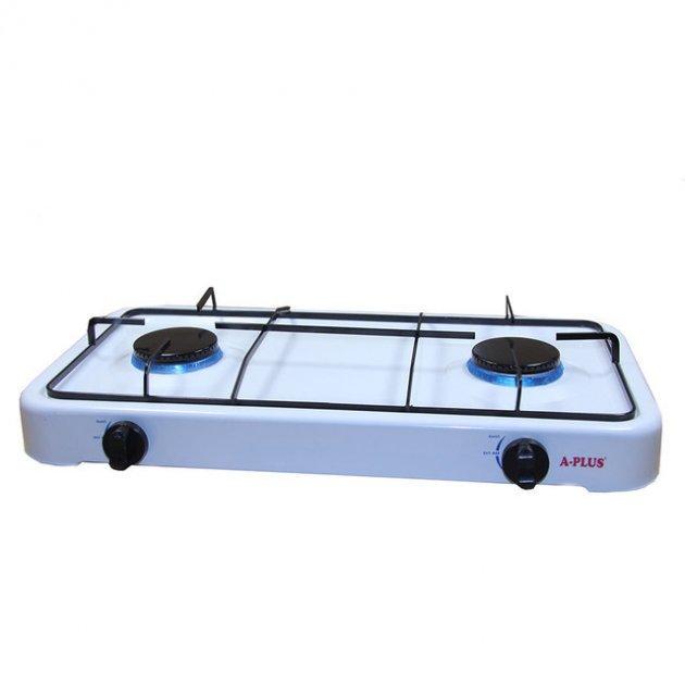 Газова плита A-plus 2106 2 конфорки та емальоване покриття (494461)