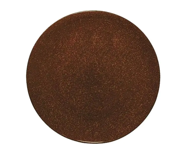 Блюдо для торта круглое Luigi Bormioli Glitter стеклянное 33 см Коричневый (169-135-A09930BM902AA01)