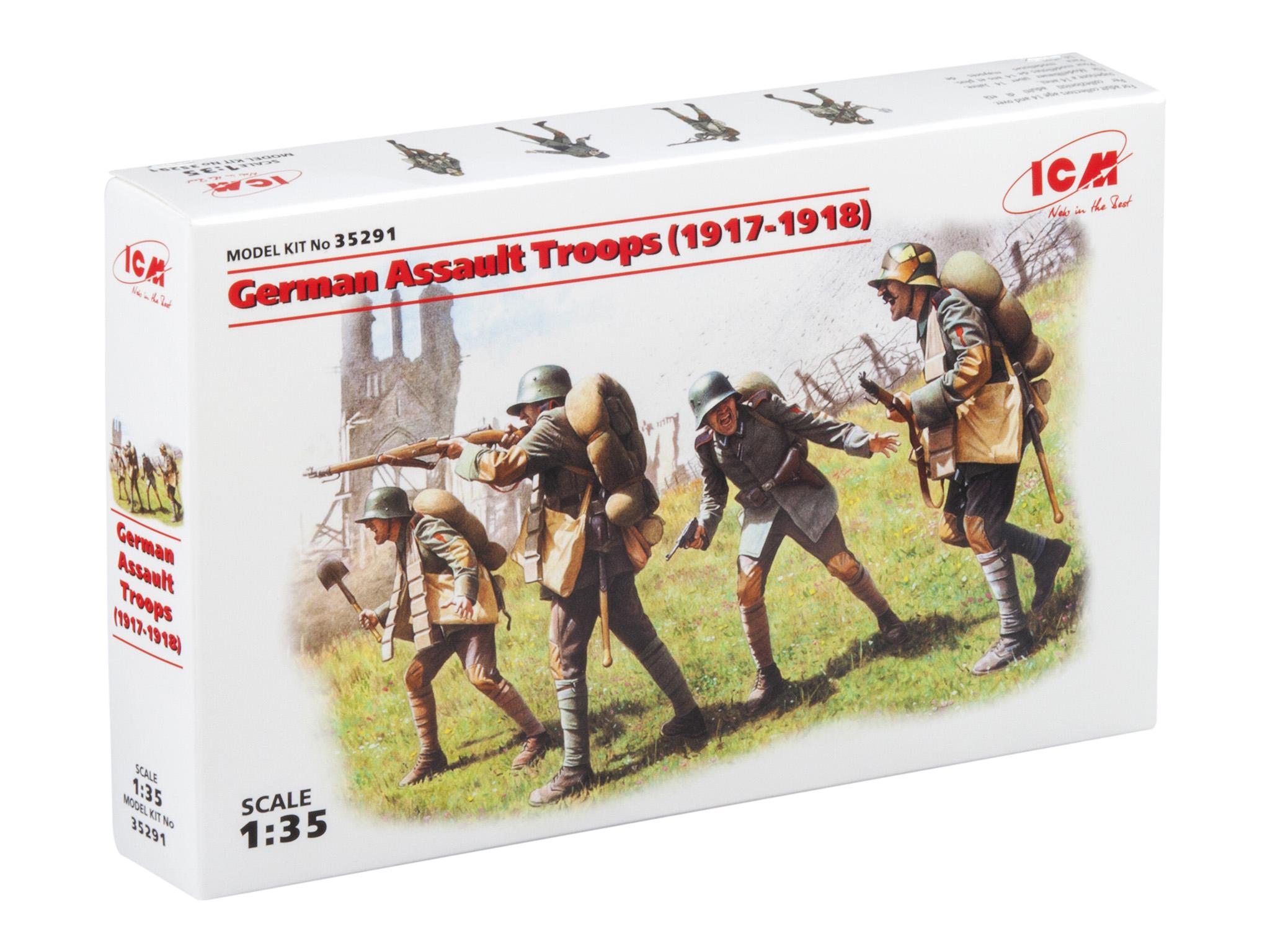 Збірна модель ICM німецькі штурмові частини 1917-1918 р (35291)