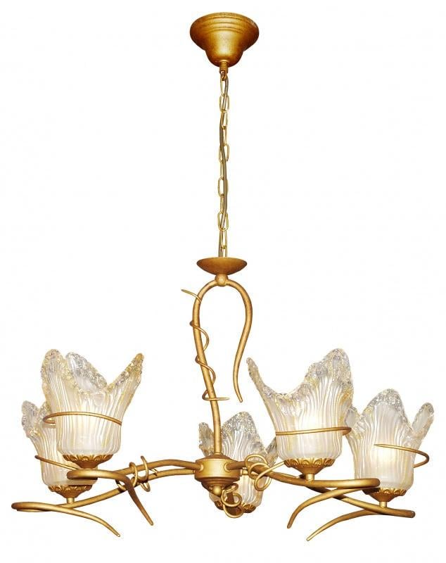 Люстра подвесная кантри Brille BR-866S/5 на 5 плафонов