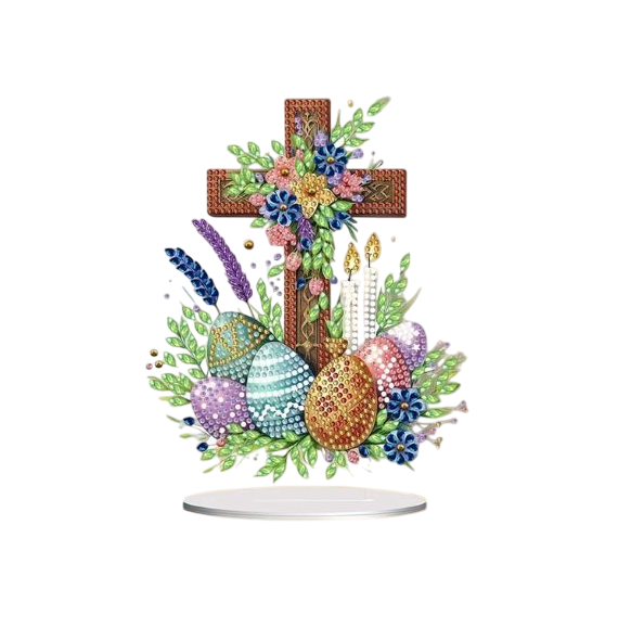 Алмазная мозаика Пасхального креста C01314-2