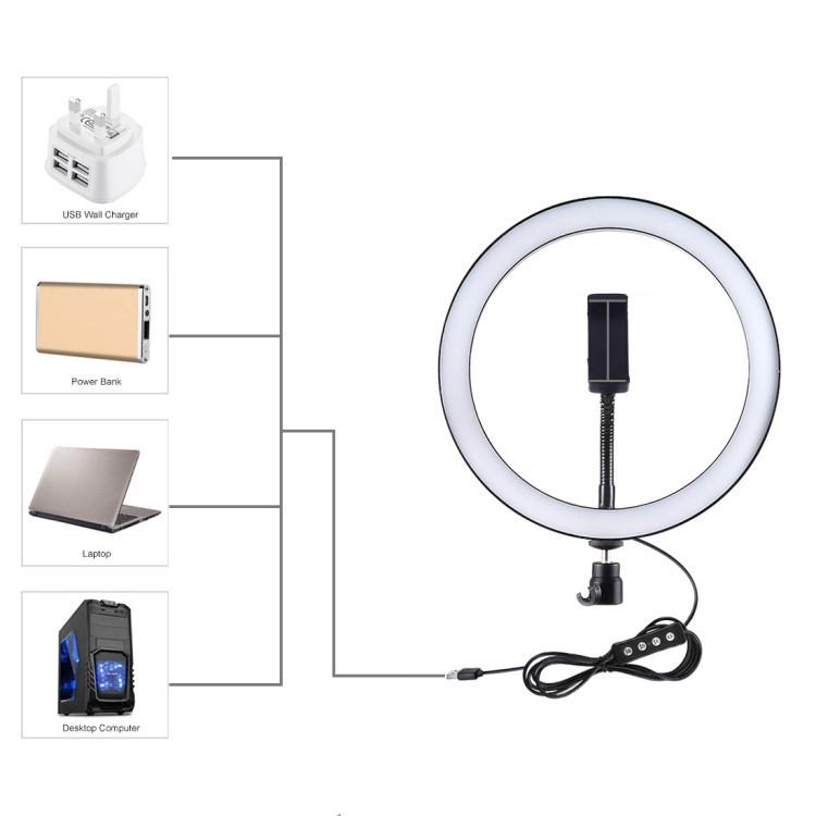 Кольцевая лампа Primo M-34 селфи-кольцо 30 см с держателем смартфона (1228774018) - фото 5