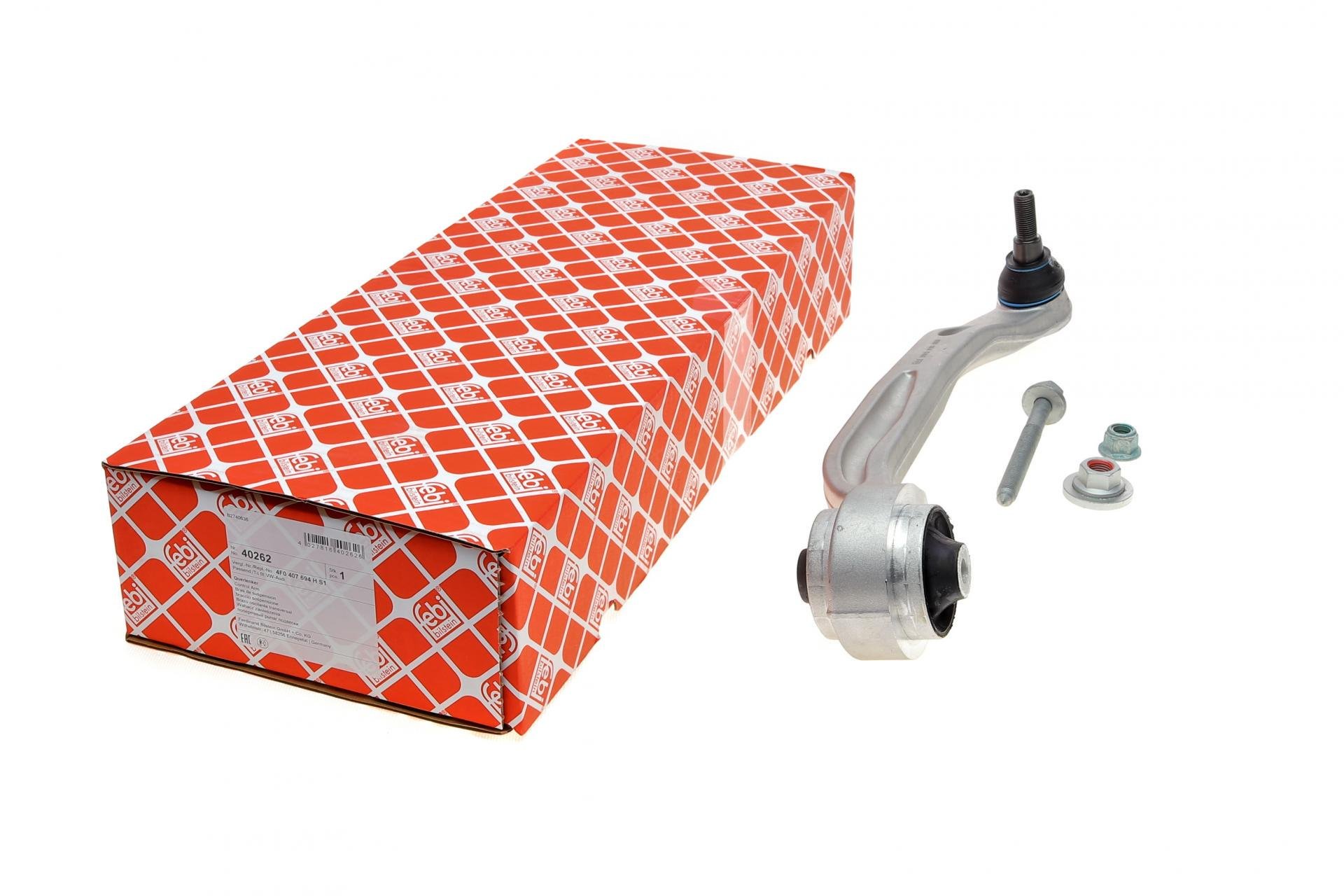 Рычаг подвески FEBI BILSTEIN передний/снизу/сзади R Audi A6 04-11 c болтом и гайкой (40262)