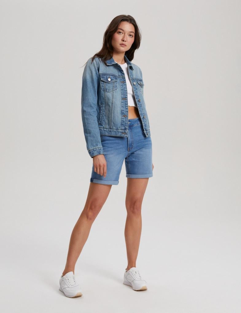 Шорти жіночі Diverse BOMIA джинсові XS Блакитний (5902598834034)