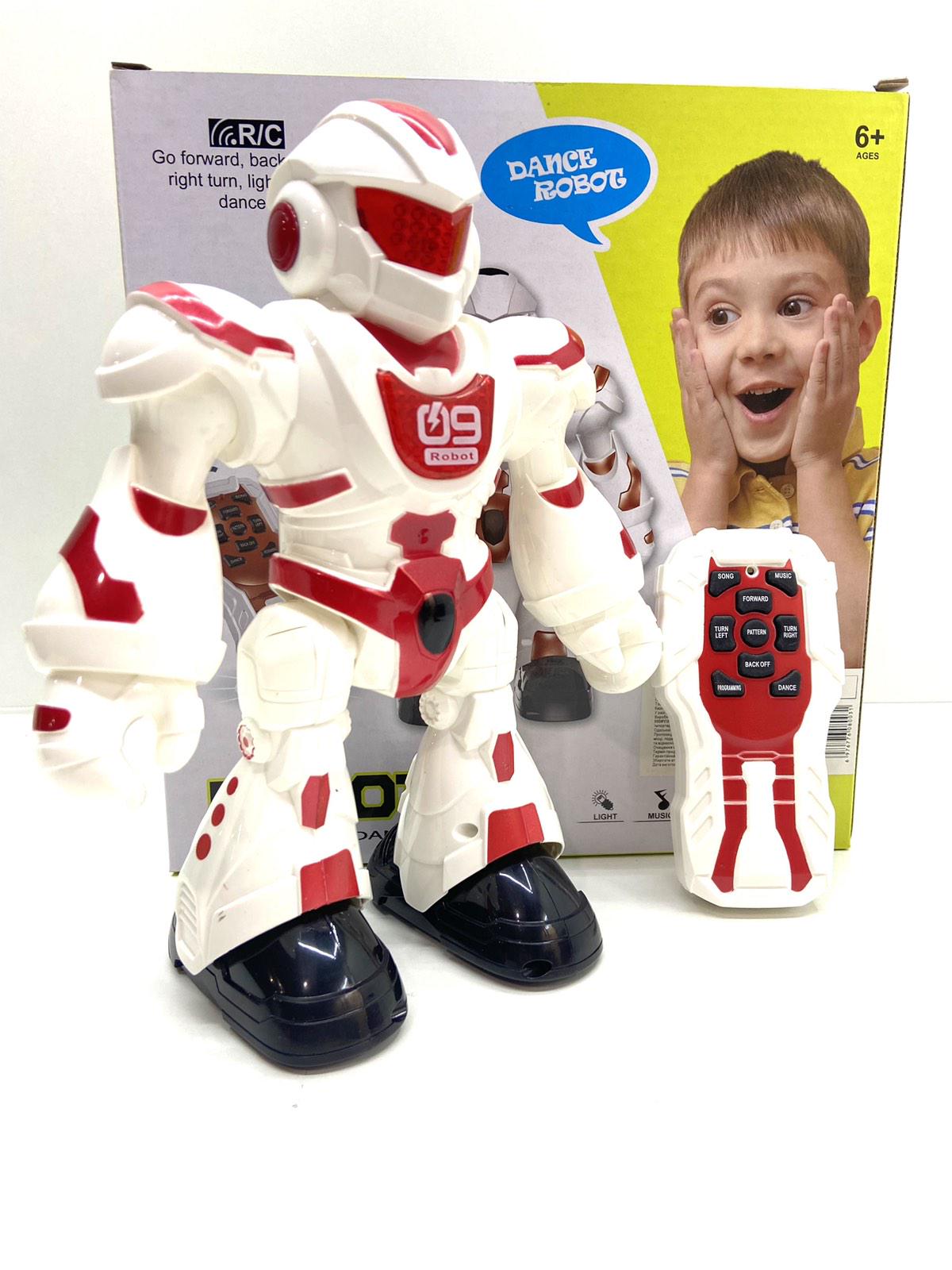 Робот інтерактивний Bambi на дистанційному керуванні ходить/танцює/програмується 23 см Біло-червоний (606-3) - фото 5 Робот інтерактивний Bambi на дистанційному керуванні ходить/танцює/програмується 23 см Біло-червоний (606-3) - фото 5