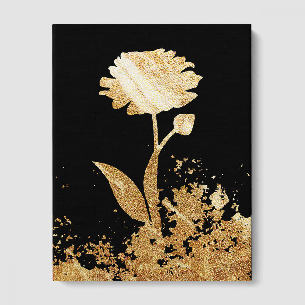 Картина Malevich Store Золотой цветок 30x40 см (P0421)