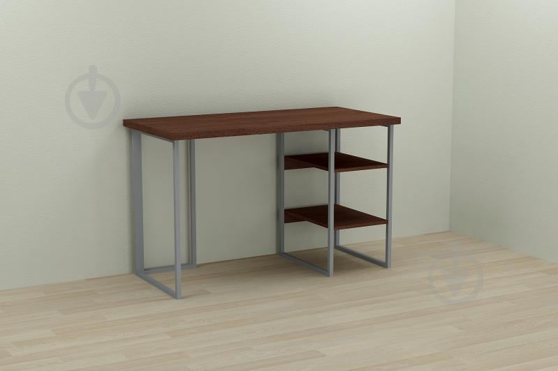 Компьютерный стол Ferrum-decor Кевин 75x120x70 серый ДСП Венге 32мм