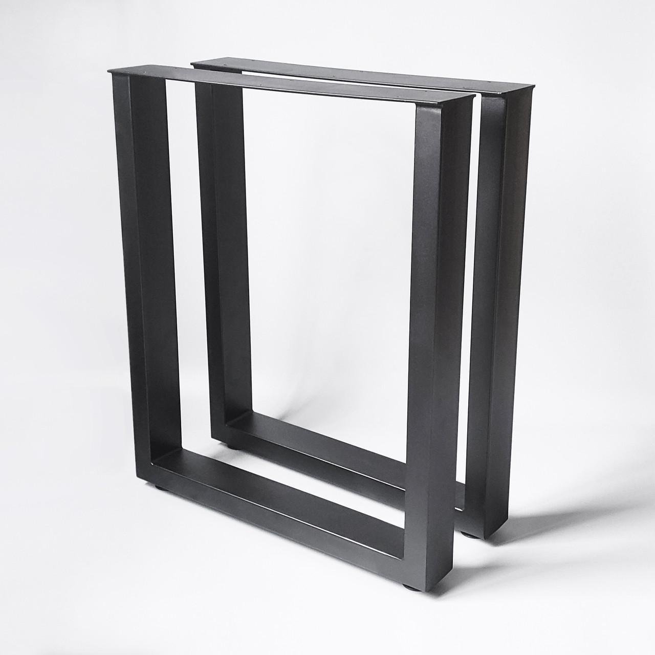 Комплект опор регулируемых для стола из металла 600х100 мм H 730 мм 2 шт. Черный (1029) Комплект опор регулируемых для стола из металла 600х100 мм H 730 мм 2 шт. Черный (1029)