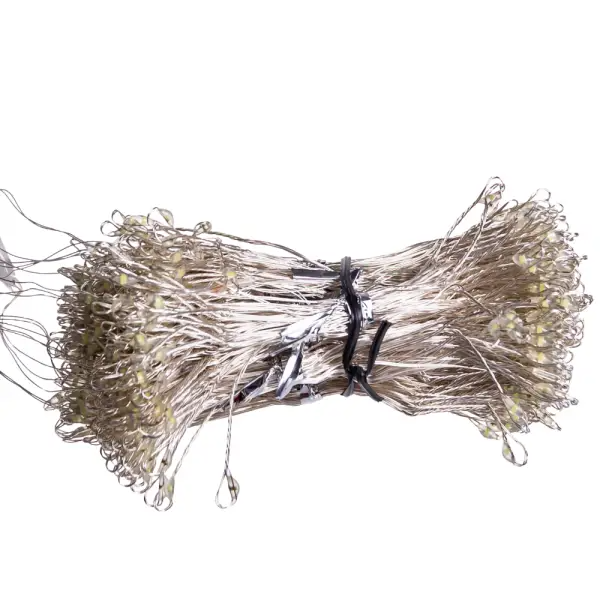 Гірлянда-штора Роса хвойна лапа 600 LED 3х3 м Білий - фото 3