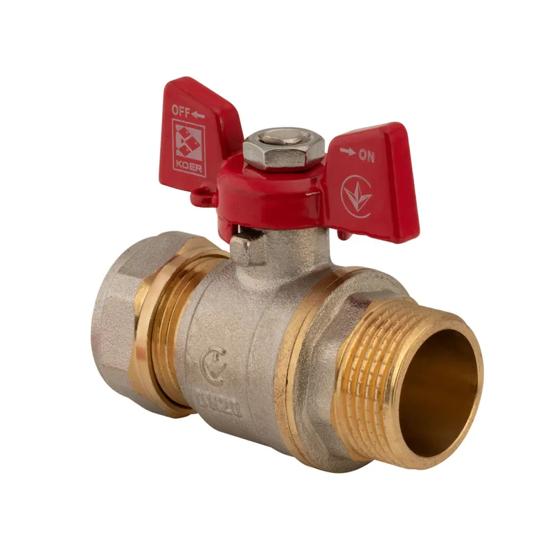 Кран кульовий KOER KR.351 WING 20x3/4" М (LL1790)