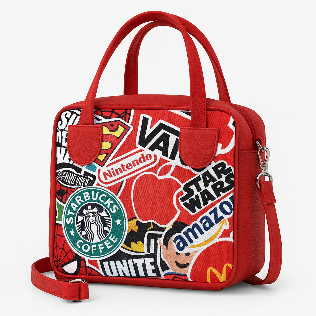 Сумка женская Presentville Kitto Стикеры (SKI 20F009 KR)