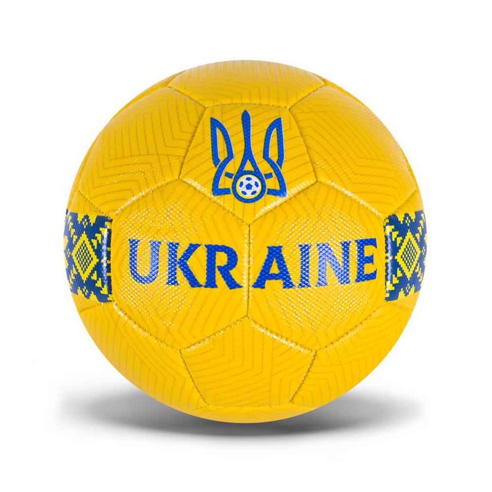 М'яч футбольний Ukraine FU2582 р. № 5 Жовтий (RLT51482s64078)