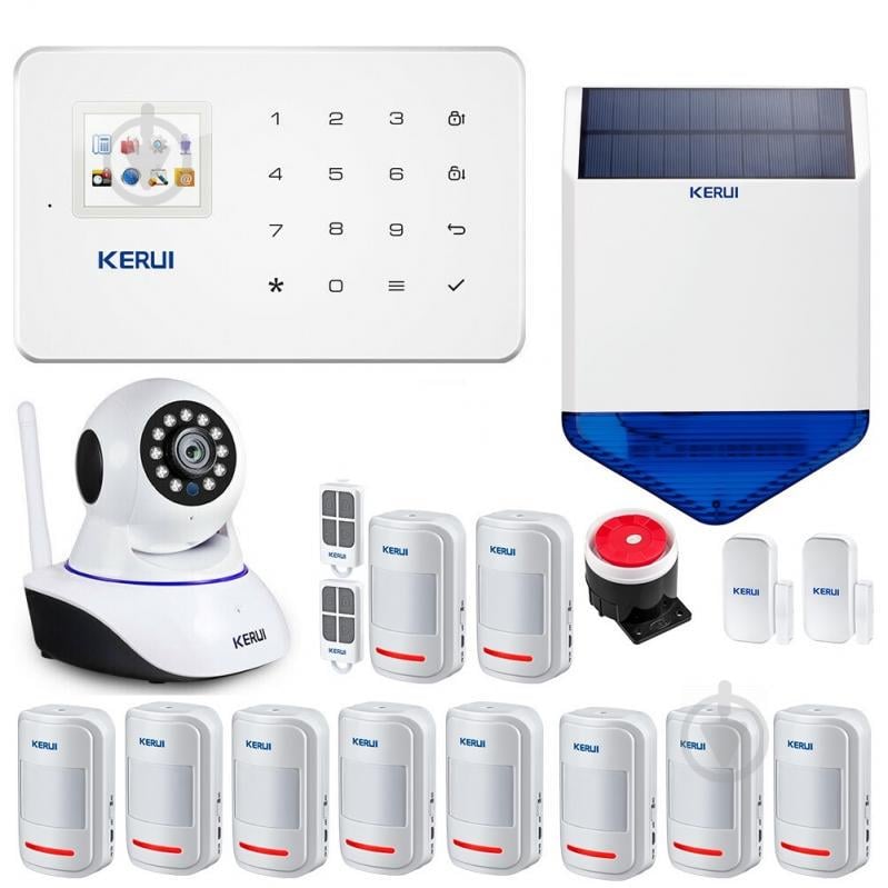 Комплект GSM сигнализации Kerui G18 maxi plus + WI-FI камера (YDJHGB78EJHF)