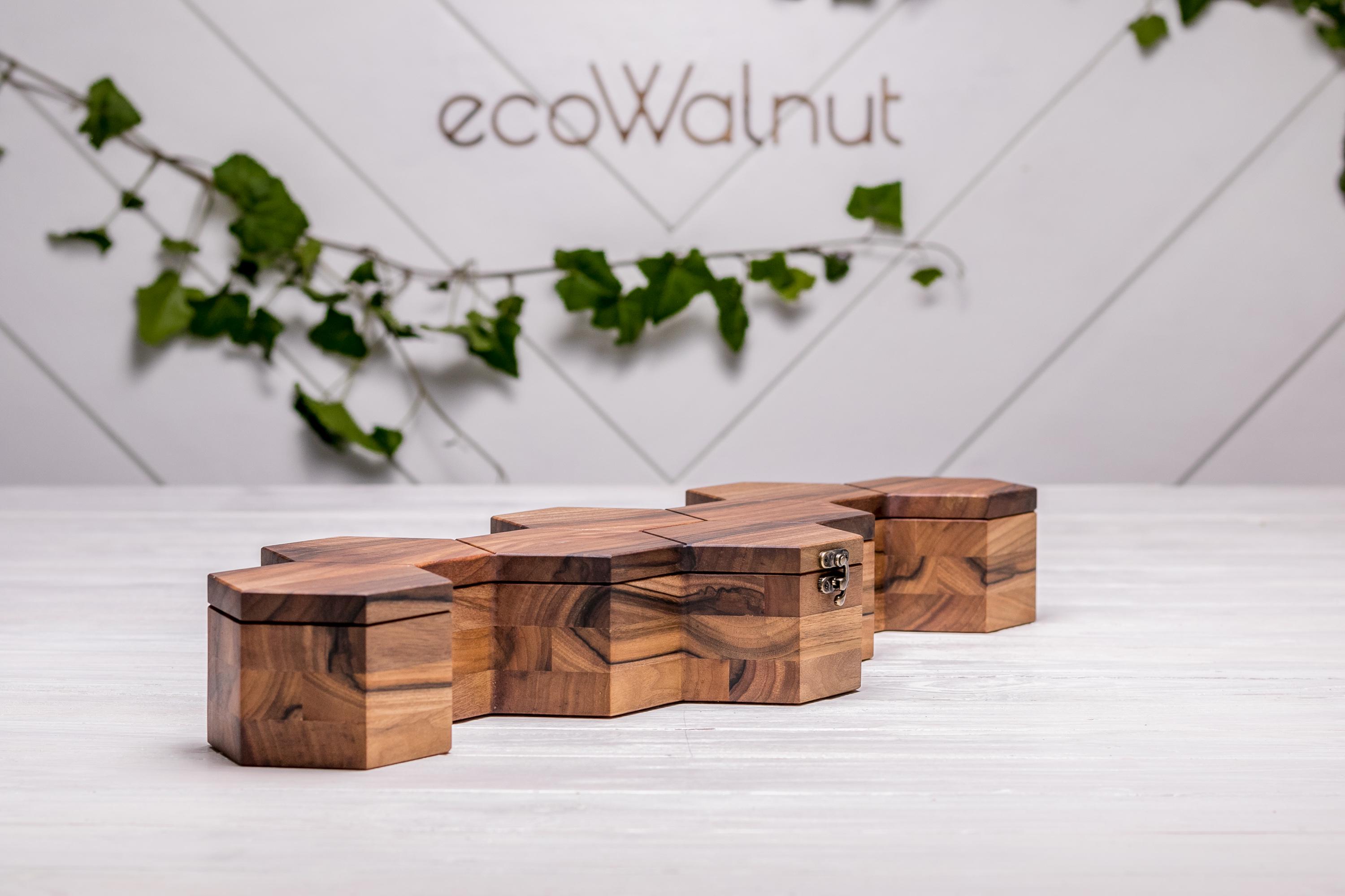 Скринька з логотипом EcoWalnut для зберігання годинників (EB-16.8.2) - фото 16