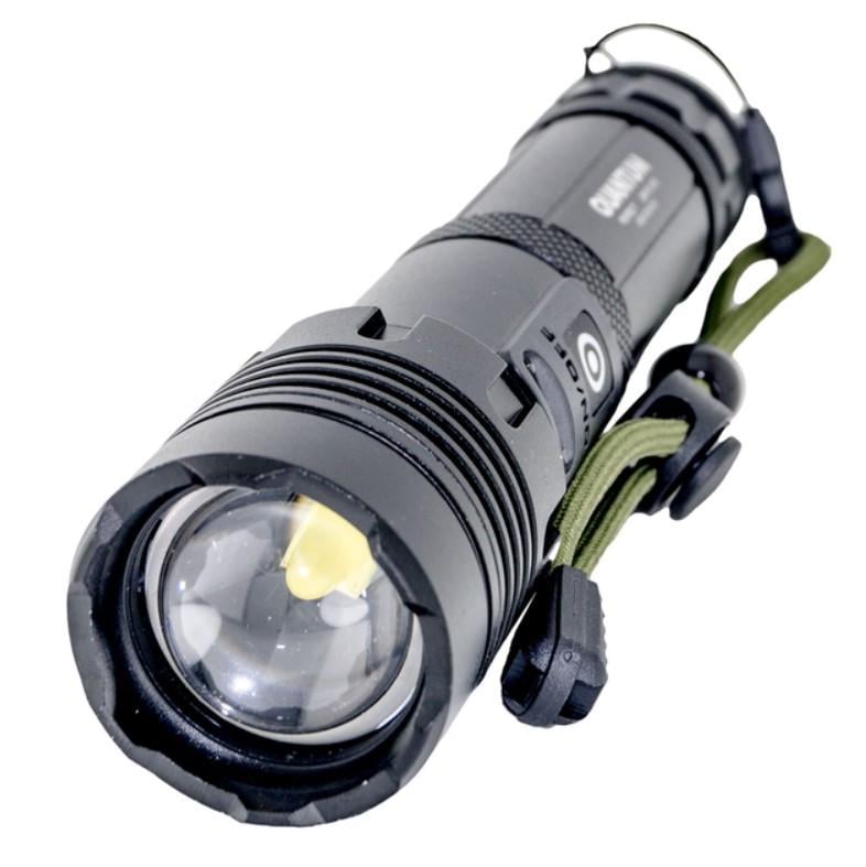 Фонарь ручной Quantum QM-FL1035 Perfect 5W LED zoom 3W COB с Type-C с функцией Power Bank Li-ion 18650/2600 mAh bох (1870685963) - фото 2 Фонарь ручной Quantum QM-FL1035 Perfect 5W LED zoom 3W COB с Type-C с функцией Power Bank Li-ion 18650/2600 mAh bох (1870685963) - фото 2