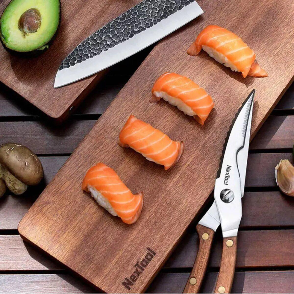 Набір ножів для кухні Nextool NE20171 Brown (NE20171) - фото 7 Набір ножів для кухні Nextool NE20171 Brown (NE20171) - фото 7