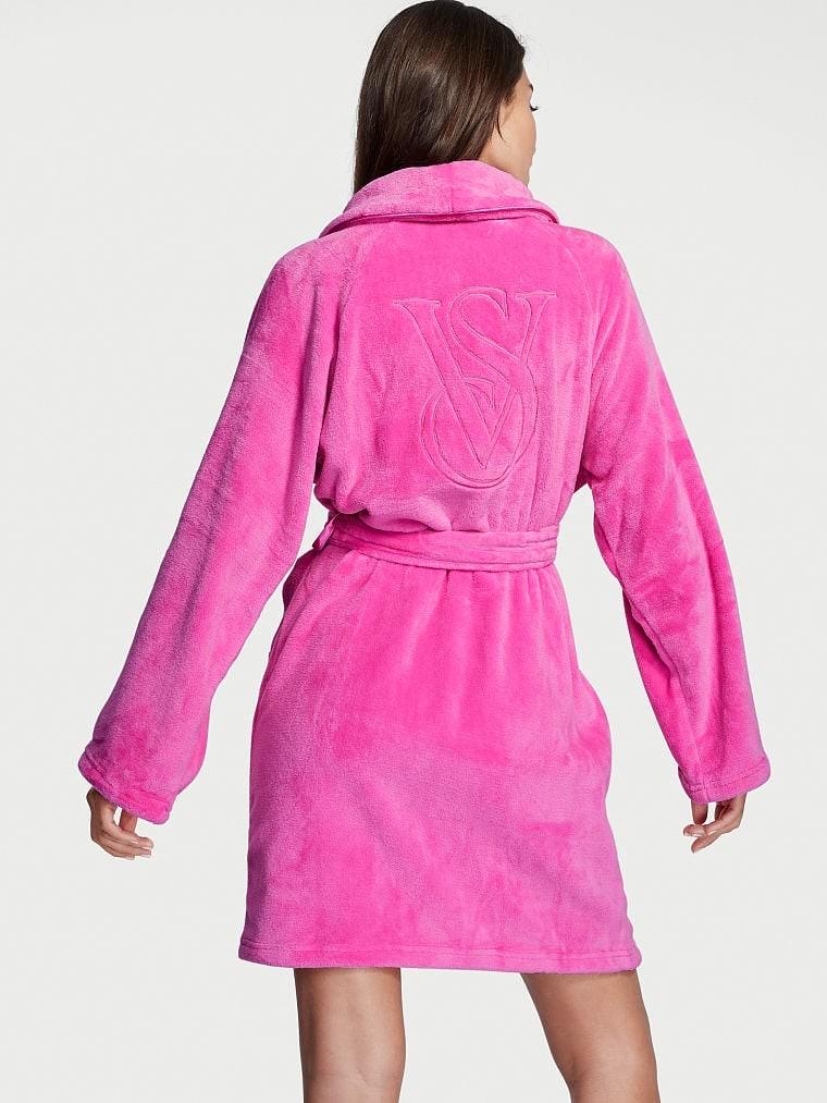 Халат Victoria's Secret Short Cozy Robe XS/S Розовый (60404721) - фото 2