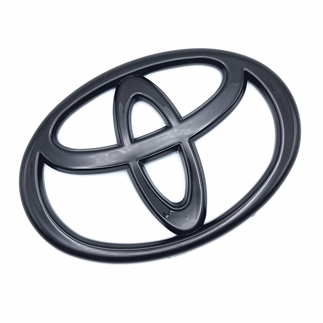 Эмблема Toyota 110х75 мм Черный глянцевый (2074708520)