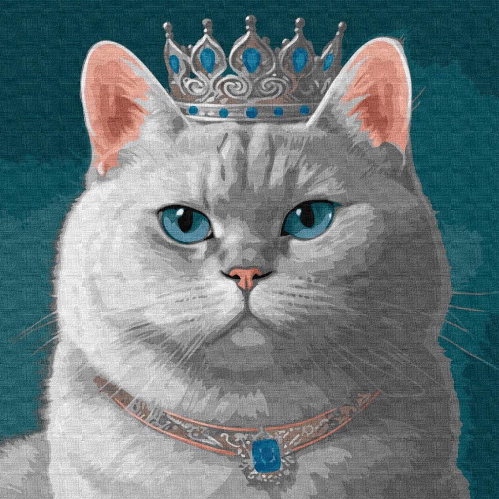 Картина по номерам Идейка Гордый король 40x40 см (KHO6502)