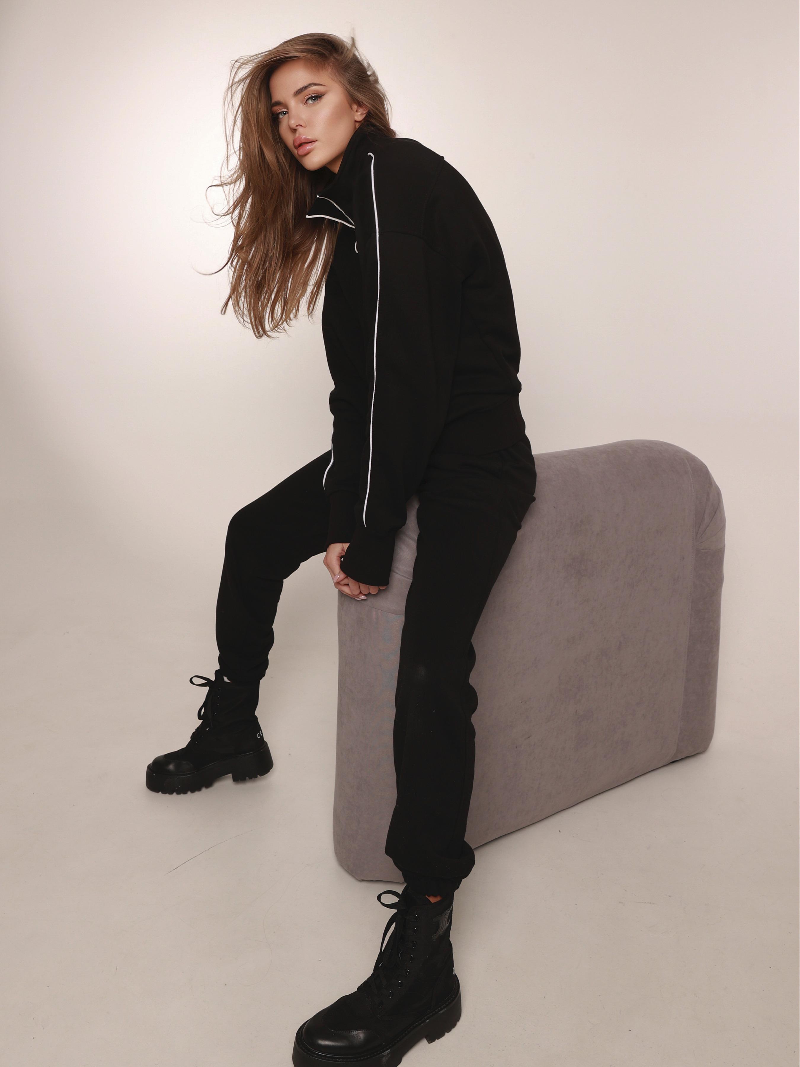 Спортивный костюм женский Asalart XS/S Черный (0076) - фото 2