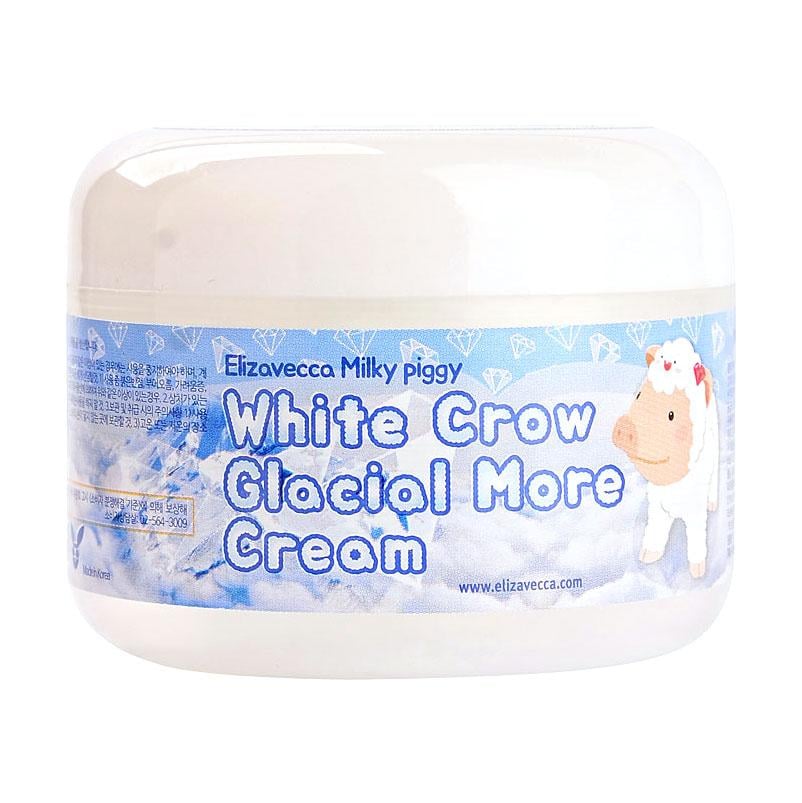 Крем для лица воздушный Elizavecca Milky Piggy White Crow Glacial More Cream 100 мл