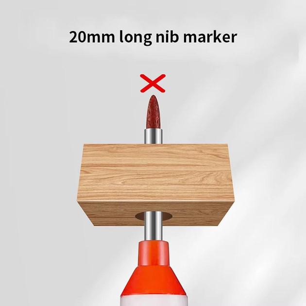 Маркер строительный с длинным носиком стержнем двухсторонний перманентный 2,0 мм Красный (06-103.1) - фото 6 Маркер строительный с длинным носиком стержнем двухсторонний перманентный 2,0 мм Красный (06-103.1) - фото 6