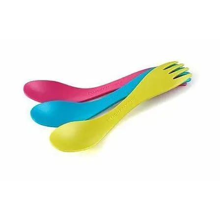 Ложка-вилка детская Light My Fire Spork Little 3 шт. Lime/Cyan/Fuchsia (1033-LMF 41293914)