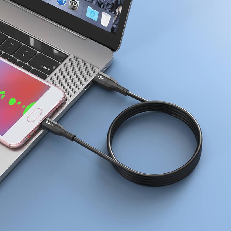 Кабель Hoco Micro USB Creator silicone charging data cablex72 1 м Черный - фото 5 Кабель Hoco Micro USB Creator silicone charging data cablex72 1 м Черный - фото 5