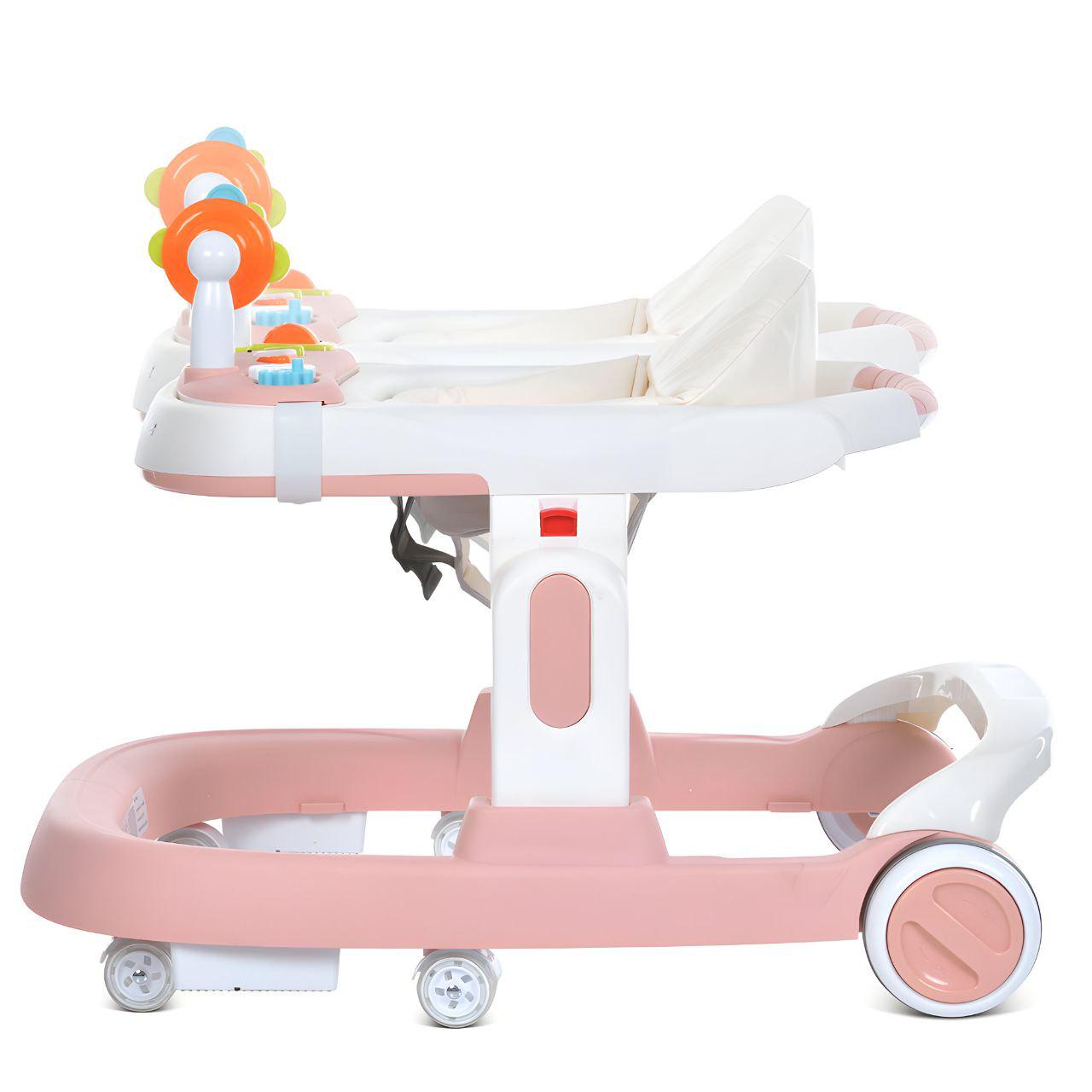Ходунки Bambi M 5032L-8 три положения регулировки высоты/сьемная музыкальная панель (24278096) - фото 3