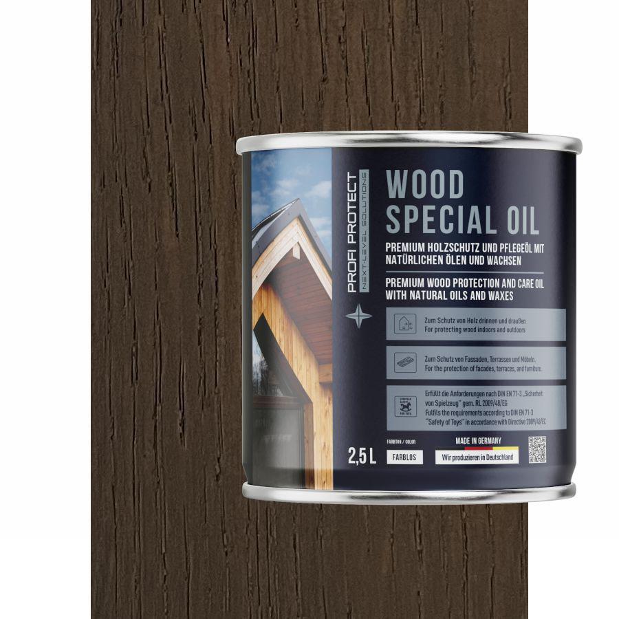 Олія для терасної дошки ProfiProtect Wood Special Oil з воском 2,5 л Sepia Braun 75 eiche (24648125)