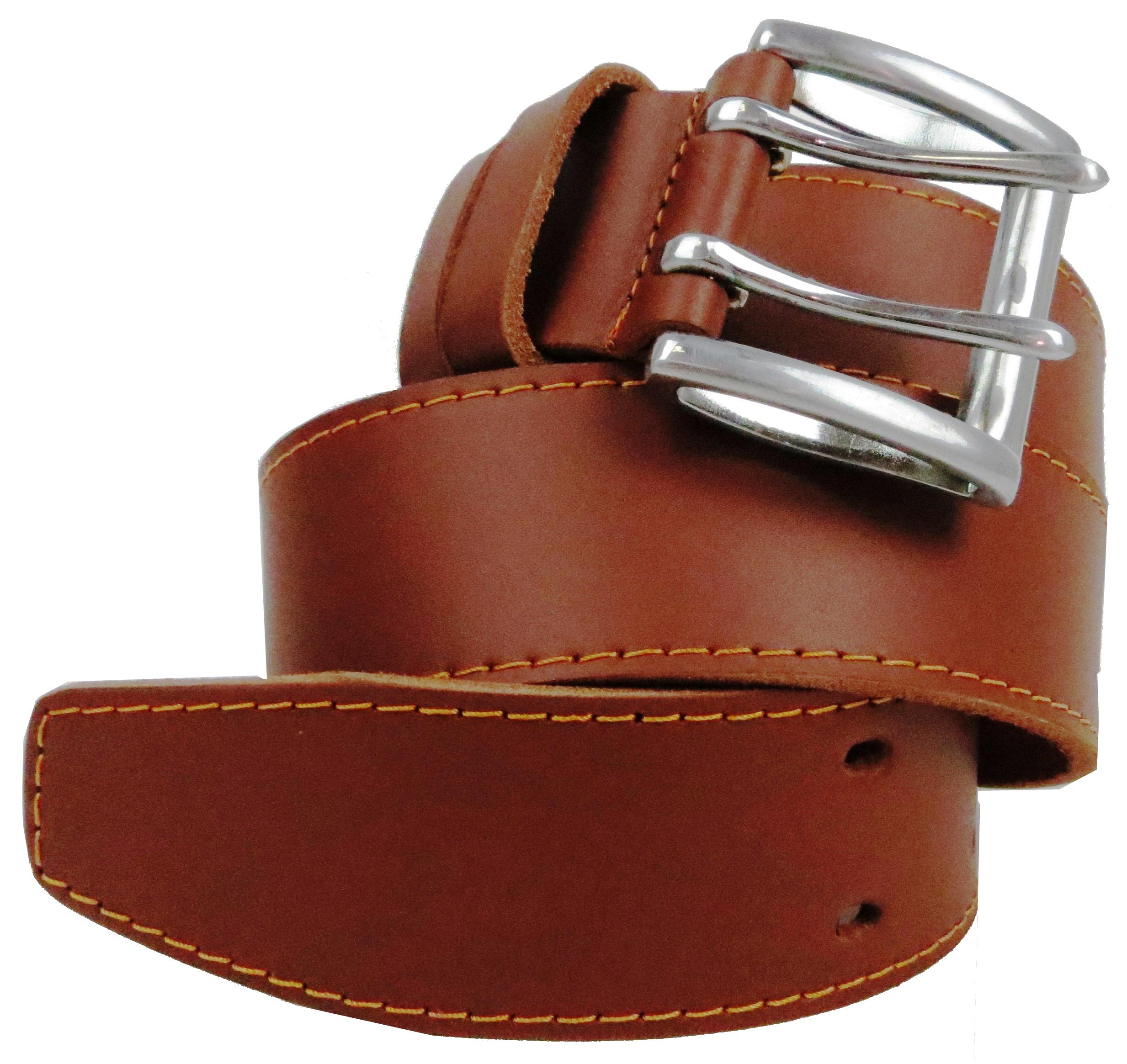 Ремень мужской Skipper кожаный Коричневый (1442-45)