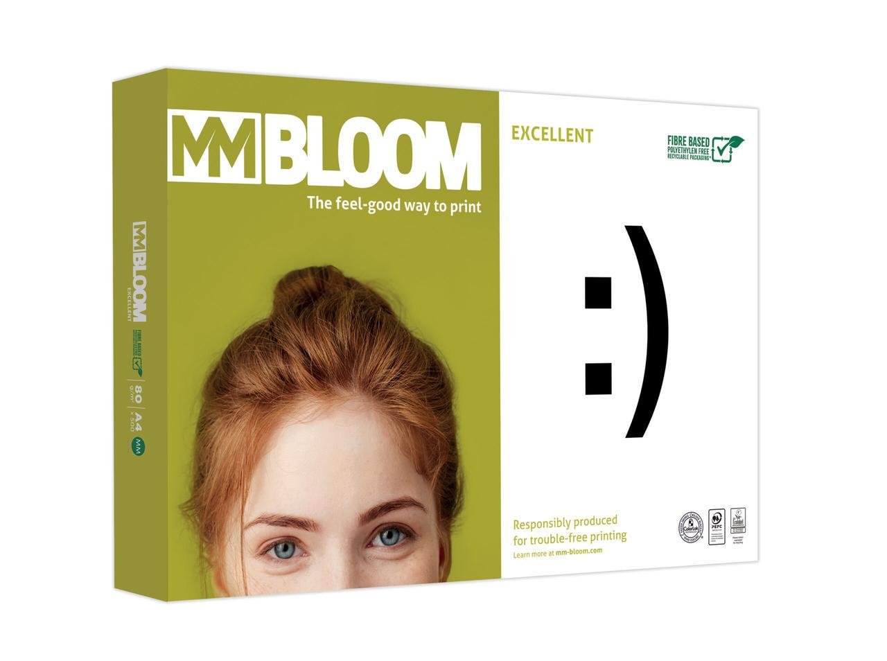 Бумага офисная MM BLOOM Excellent 80 г/м2 500 л. (1008)