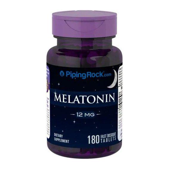 Мелатонин для сна Piping Rock Melatonin 12 мг 180 Tabs