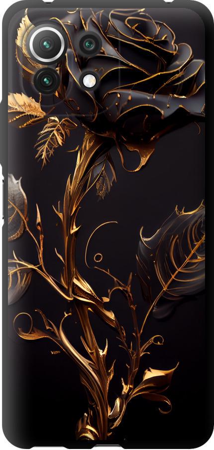 Чехол на Xiaomi Mi 11 Lite Роза 3 (5552b-2281-42517)