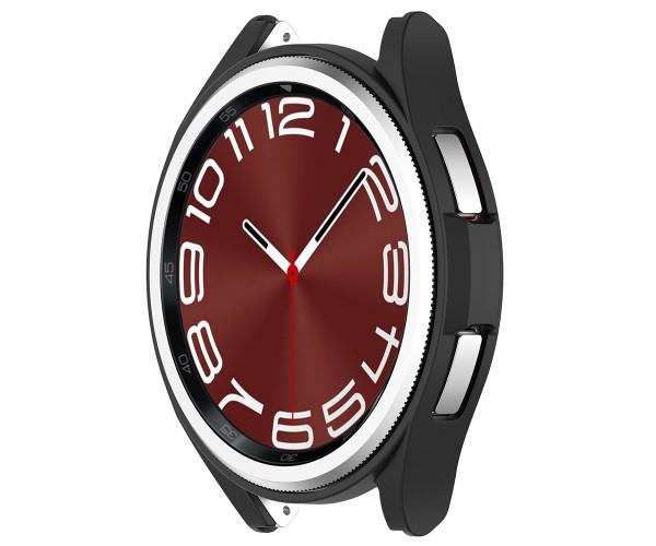 Чехол защитный TPU для Samsung Galaxy Watch 6 Classic 47 мм Черный
