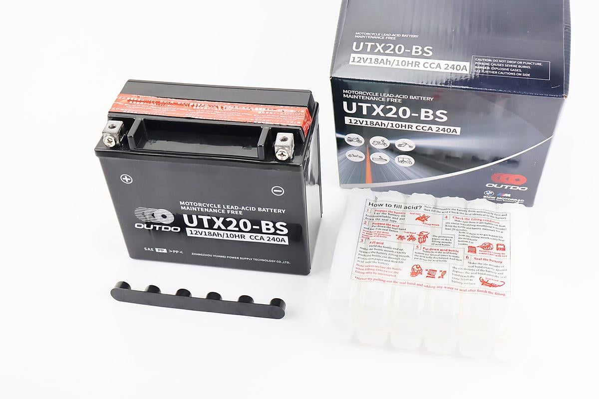 Акумулятор 12V 18Ah UTX20-BS кислотний 175x85x155 мм (348204)
