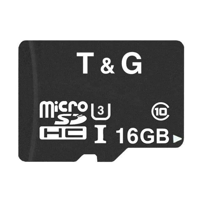 Карта памяти для фотоаппарата T&G micro SD HC Class 10 16 GB (UHS-3) (1008931-Black) - фото 5
