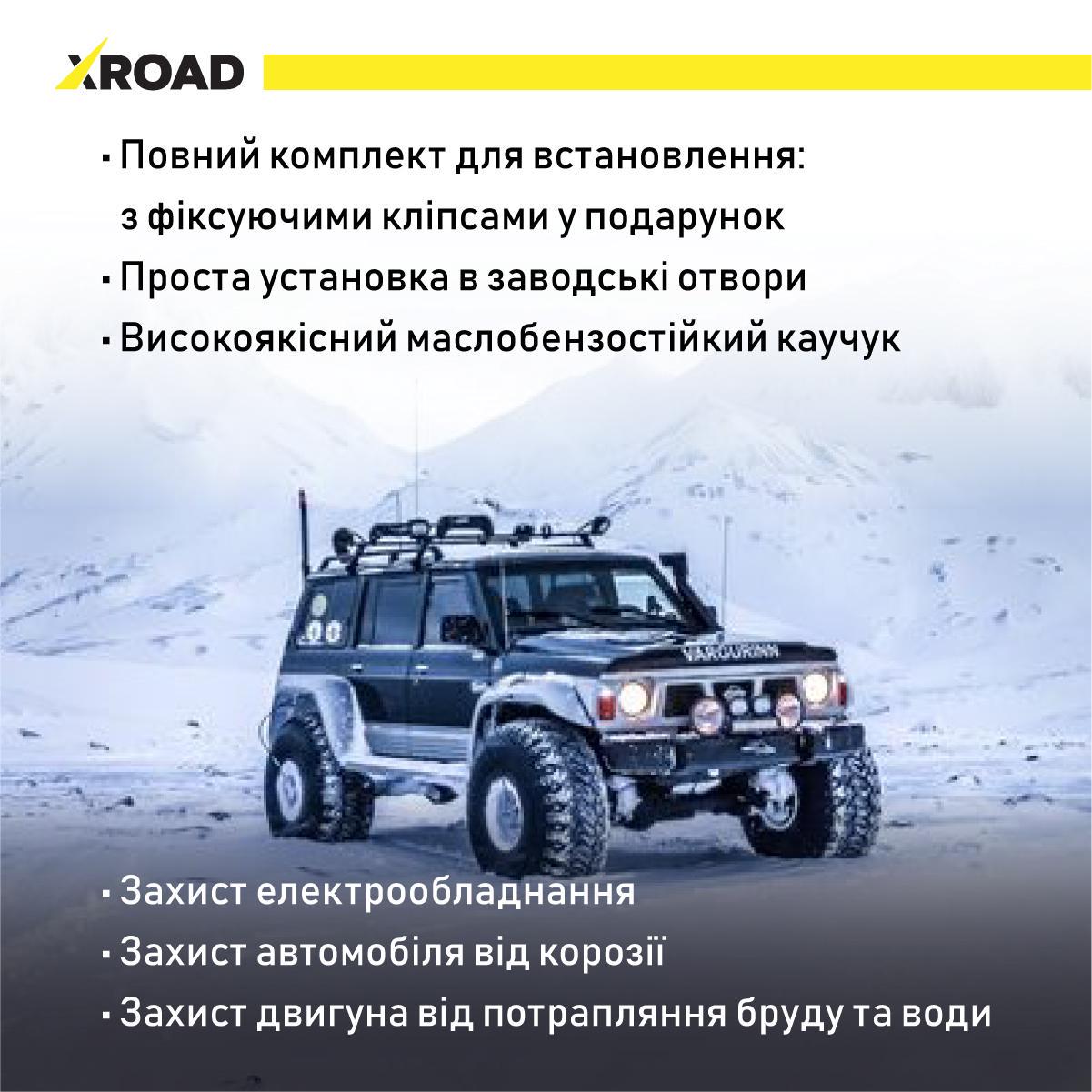 Комплект увеличенных пыльников Xroad для Nissan Patrol Y60 GR GU 1987—1997 64837-01J10/64836-01J00/64836-06J00/64836-01J10/64837-01J00 (XRL-Y60) - фото 5