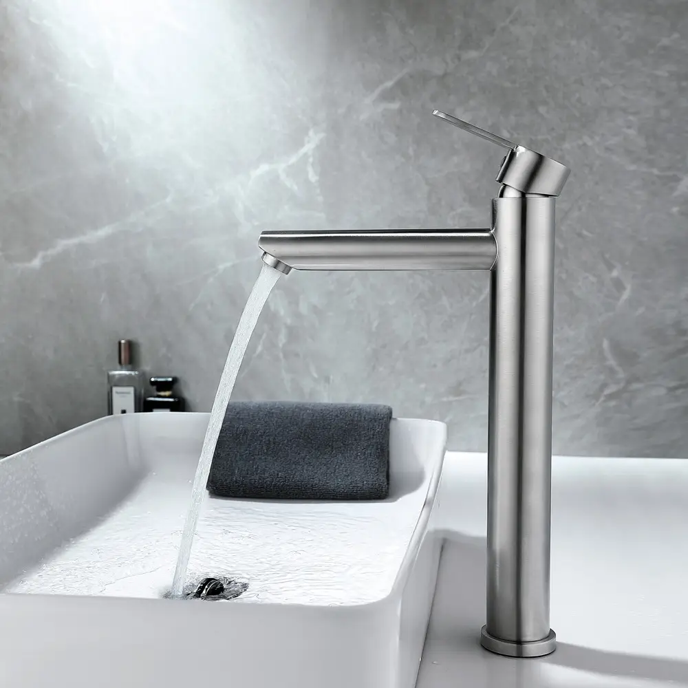 Смеситель высокий для умывальника Wezer EKO11A-01 (1044673) - фото 2 Смеситель высокий для умывальника Wezer EKO11A-01 (1044673) - фото 2