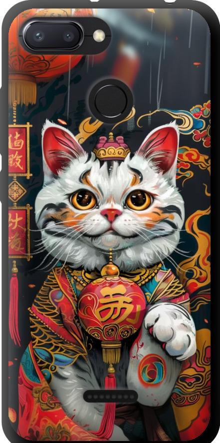 Чехол на Xiaomi Redmi 6 China Cat v2 (6135b-1521-42517) Чехол на Xiaomi Redmi 6 China Cat v2 (6135b-1521-42517)