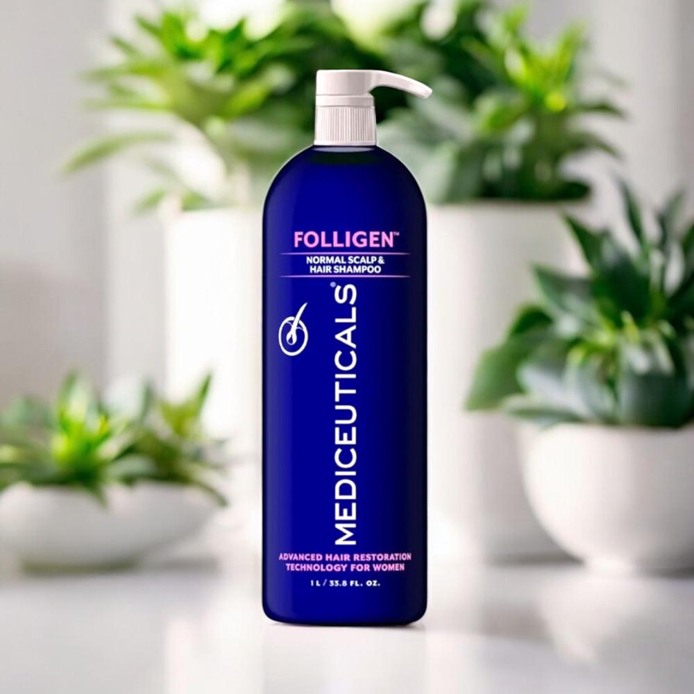 Шампунь для женщин Mediceuticals Folligen против выпадения и утончения волос 1000 мл (2378311114)