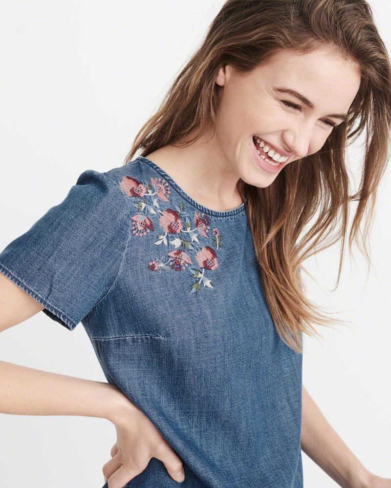 Платье джинсовое Abercrombie & Fitch 2183-105 М Синее (11-16) - фото 2 Платье джинсовое Abercrombie & Fitch 2183-105 М Синее (11-16) - фото 2