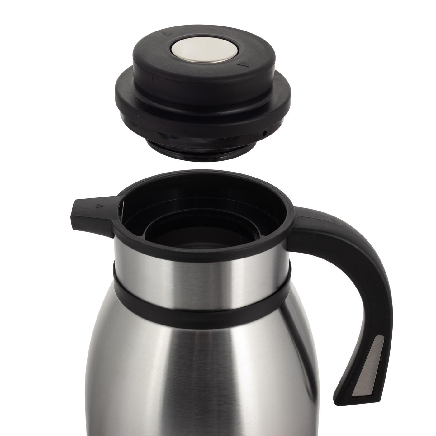 Термос конференция Kamille KM-2221 из нержавеющей стали 1500 мл с пластиковой крышкой и ручкой Сталь (150-84-2221) - фото 3 Термос конференция Kamille KM-2221 из нержавеющей стали 1500 мл с пластиковой крышкой и ручкой Сталь (150-84-2221) - фото 3