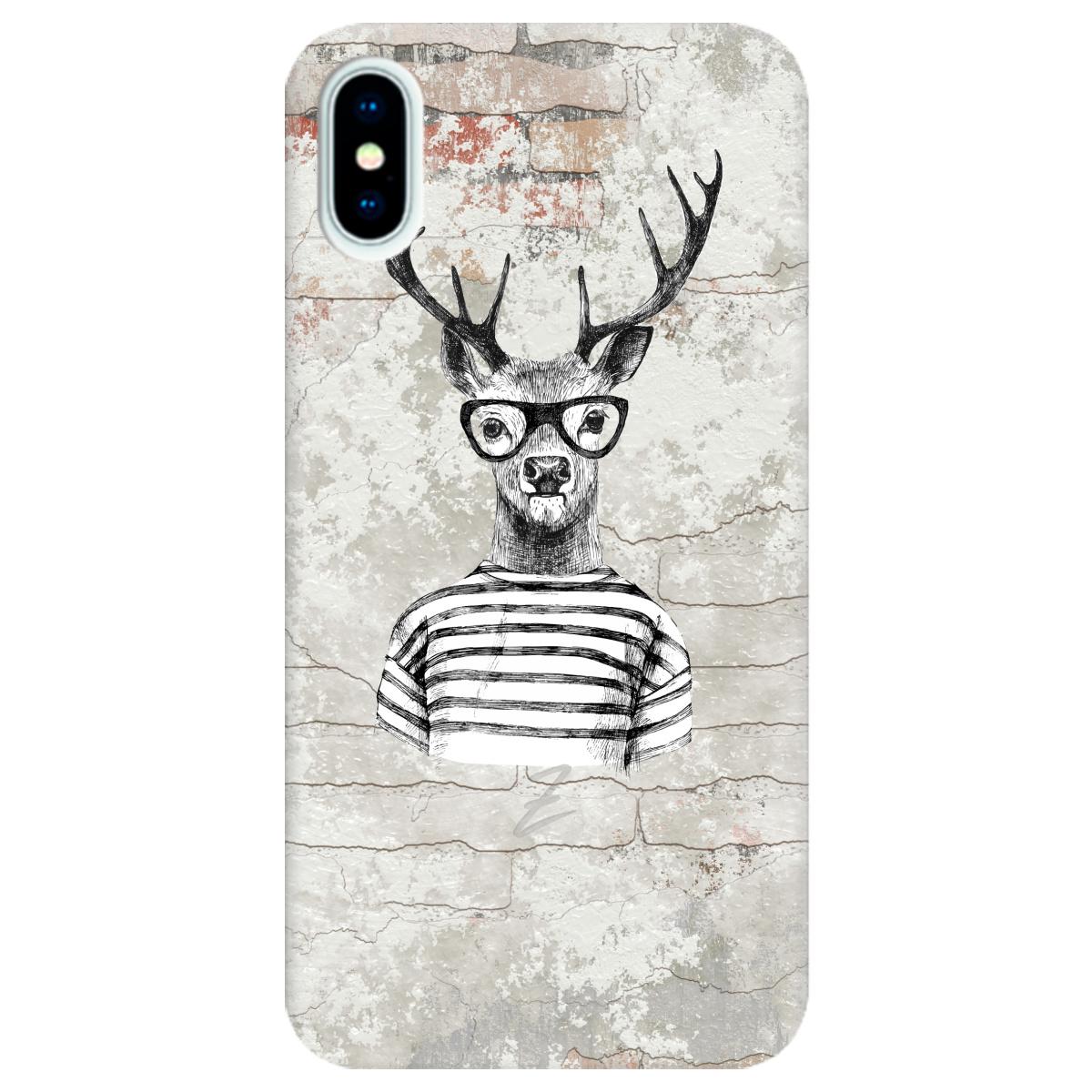 Силіконовий чохол Zorrov для Apple iPhone X - Deer (10290050153033508)