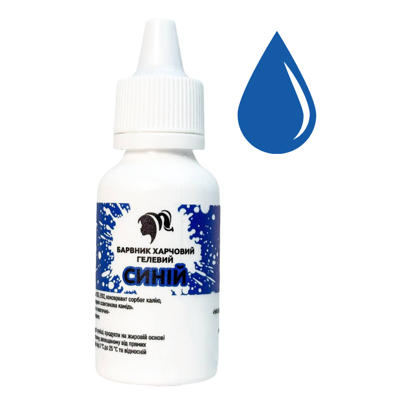 Краситель гелевый 30 мл Синий (11717)
