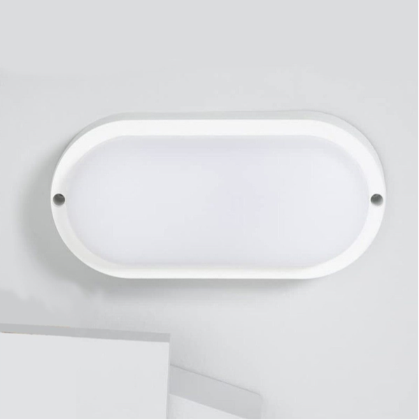 Світлодіодний світильник Sirius 8W овальної форми вологозахищенний 6500K IP65 Білий - фото 10